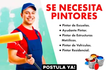 Trabajos en Lima para pintores disponibles